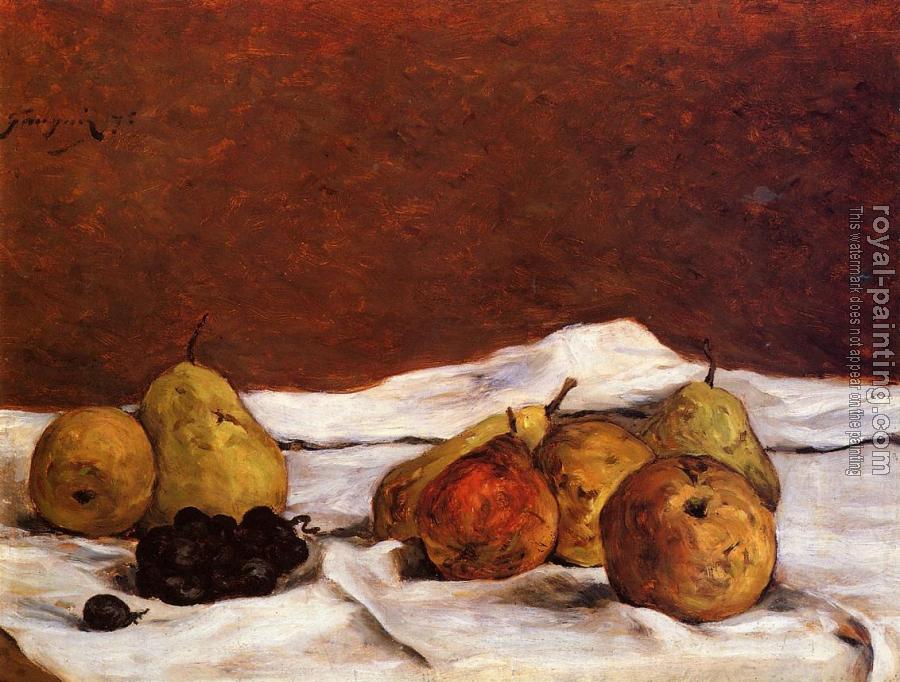 Paul Gauguin : Pears and Grapes